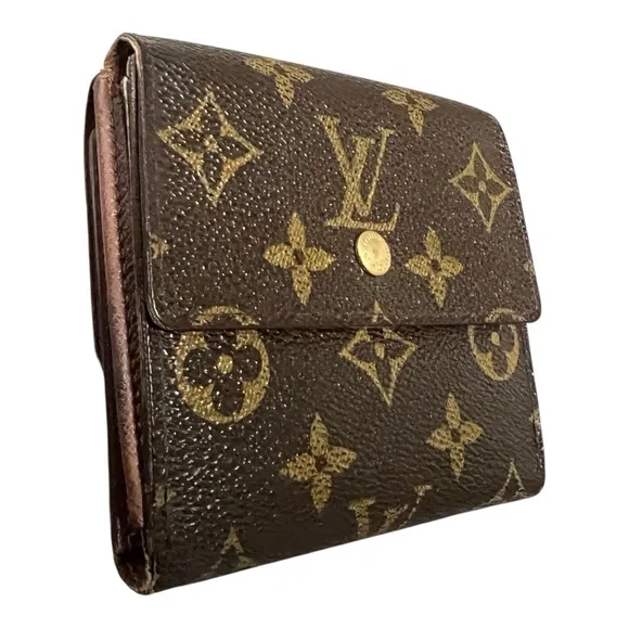 Louis Vuitton Authentic Vintage brown and Gold Monogram Tri-fold Wallet - Picture 3 of 17